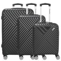 Paradise by CHECK.IN Kingston - 4-Rollen-Trolley Set 3tlg. (schwarz)