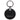 Porsche Design Circle - Keychain 9 cm (Color: black)