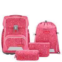 Step by Step Basis - Schulranzen Set 4tlg. (Pink Bubbles)