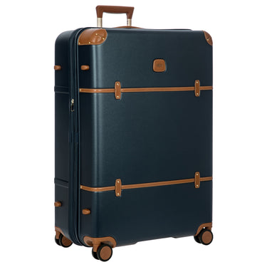 Brics Bellagio - 4 - Rollen - Trolley 82 cm erw. recycelt (blue/tan) - Markenkoffer