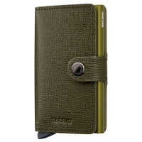 Secrid Crisple Miniwallet - Wallet RFID 6.5 cm (Color: kelp)