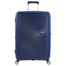 American Tourister Soundbox - 4 - Rollen - Trolley 67 cm erw. (blau) - Markenkoffer