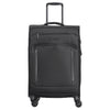 D&N Travel Line 9804 - 4-Rollen-Trolley M 68 cm erw. (black)