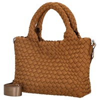 Les Visionnaires Elia Petite Neoweave - Henkeltasche 30 cm (cognac)