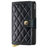 Secrid Miniwallet Emboss Diamond - Kreditkartenetui 6cc 10.2 cm RFID (black+)