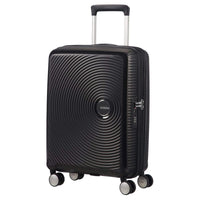 American Tourister Soundbox - 4 - Rollen - Kabinentrolley 55 cm erw. (schwarz) - Markenkoffer