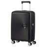 American Tourister Soundbox - 4 - Rollen - Kabinentrolley 55 cm erw. (schwarz) - Markenkoffer