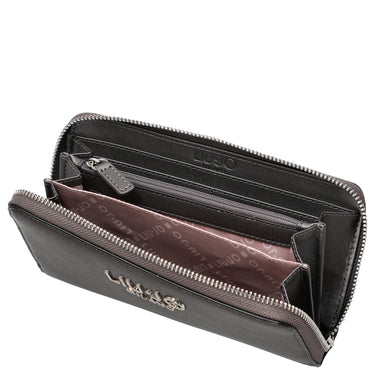 Liu Jo Caliwen XL Zip Around - Wallet 12cc 19 cm (Anthracite Metallic)
