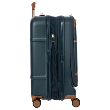 Brics Bellagio - 4 - Rollen - Kabinentrolley mit Vortasche 55 cm erw. recycelt (blue/tan) - Markenkoffer