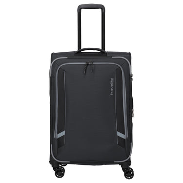 Travelite Corsiica - 4-Rollen-Trolley M 67 cm erw. (black) - Ansicht 2