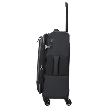 Travelite Corsiica - 4-Rollen-Trolley M 67 cm erw. (black) - Ansicht 5