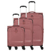 Travelite Kick Off - 4-Wheel Trolley Set 3pcs. (blush)