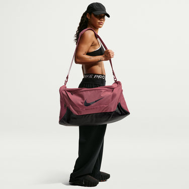 Nike Brasilia Duffel 60 - Sporttasche M 63.5 cm (pink smoke/black/gridiron) - Ansicht 9