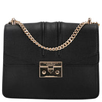Seidenfelt Roros - Schultertasche 21 cm (black/gold)