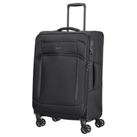 D&N Travel Line 9804 - 4-Rollen-Trolley M 68 cm erw. (black)