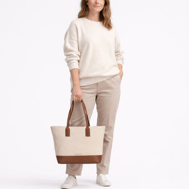 Valentino Bags Atena Re - Shopper 41 cm (naturale/cuoio) - Ansicht 7
