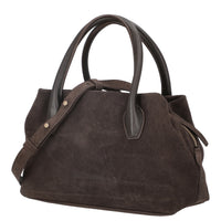 Les Visionnaires Sophie Petite Cozy Scarf - Henkeltasche 25 cm (dark brown)