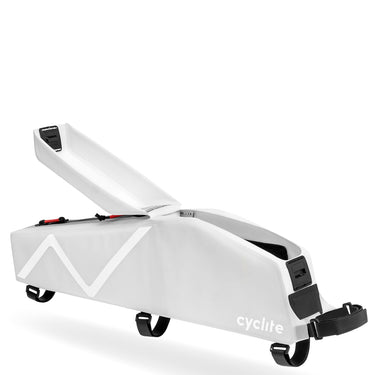 Cyclite Top Tube Bag Large / 02 -  Rahmentasche (Bikepacking) 42 cm (light grey) - Ansicht 4