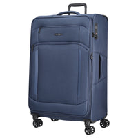 D&N Travel Line 9804 - 4-Rollen-Trolley L 78 cm erw. (dark blue)