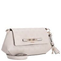 Guess Carmella Crossbody Flap - Umhängetasche 30 cm (bone logo) - Ansicht 5