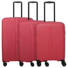 Travelite Air Stripe - 4-Rollen-Trolley Set 3 tlg. (red)