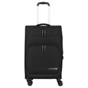 Travelite Kick Off - 4-Rollen-Trolley M 67 cm erw. (black)