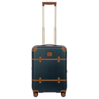 Brics Bellagio - 4-Rollen-Kabinentrolley 55 cm recycelt (blue/tan)