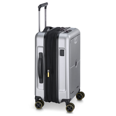 Delsey Paris Turenne 2.0 - 4-Rollen-Kabinentrolley mit Vortasche 55 cm USB erw. (silber) - Ansicht 3
