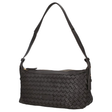 Les Visionnaires Marie Baguette Weave Silky - Schultertasche 38.5 cm (cafe) - Ansicht 2