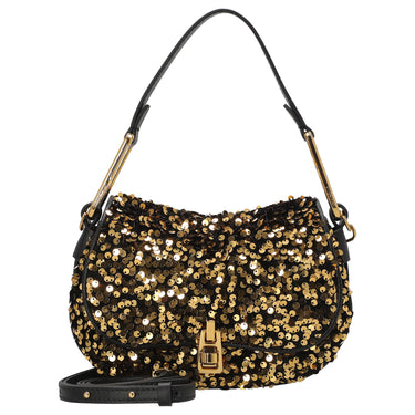 Coccinelle Magie Pailettes - Shoulder Bag 22 cm (Color: golden/black)