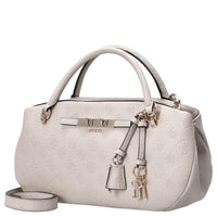 Guess Carmella 3 Comp Satchel - Henkeltasche 30 cm (bone logo)