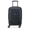 Delsey Paris Shadow 5.0 - 4-Rollen-Kabinentrolley mit Vortasche S 55 cm erw. USB (schwarz)