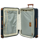 Brics Bellagio - 4 - Rollen - Trolley 70.5 cm erw. recycelt (blue/tan) - Markenkoffer