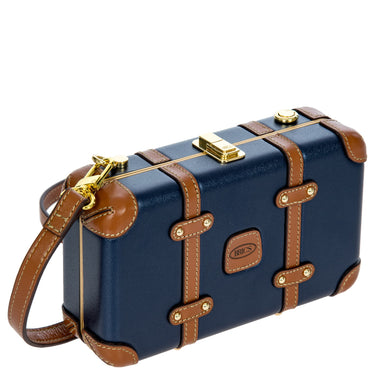 Brics Bellagio - Umhängetasche 20 cm recycelt (blue/tan) - Markenkoffer