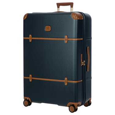Brics Bellagio - 4 - Rollen - Trolley 82 cm erw. recycelt (blue/tan) - Markenkoffer