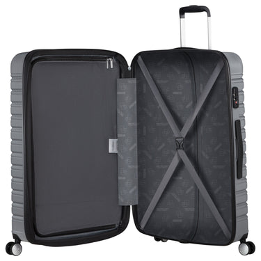 American Tourister Flashline - 4 - Rollen - Trolley 78 cm erw. (silber) - Markenkoffer