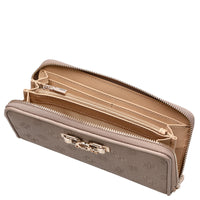 Guess Anise SLG Large Zip - Geldbörse 12cc 20 cm (dark taupe logo)