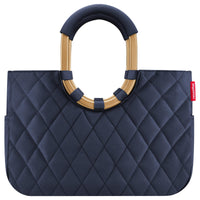 reisenthel loopshopper M / Shopper 40 cm (frame rhombus midnight gold)