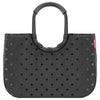 reisenthel shopping loopshopper L - Shopping Bag with Frame 46 cm (Color: glossy dots black)