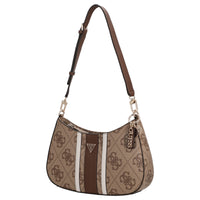 Guess Noelle II Top Zip - Shoulder Bag 29 cm (latte logo/brown)