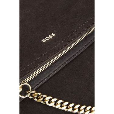 BOSS Women Yelena Shoulder Bag - Schultertasche 38 cm (dark brown)