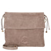 Coccinelle Lidia Suede Bim - Shoulder Bag 34 cm (warm taupe)