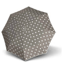 Knirps T.200 M Duomatic - Taschenschirm Regenschirm (dot art taupe)