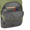 BASICS Backpack Melange, Green/Grey