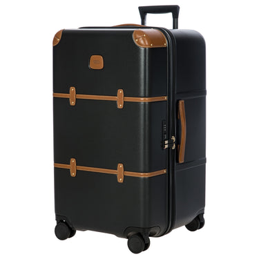 Brics Bellagio Trunk - 4 - Rollen - Trolley 74 cm recycelt (black/tan) - Markenkoffer