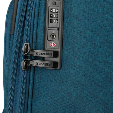 Travelite Kick Off - 4-Rollen-Trolley Set 3tlg. (petrol)