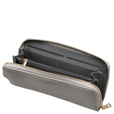 Seidenfelt Smilla - Damen- Geldbörse 19 cm (light grey) - Ansicht 2