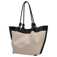 Coccinelle Finn Canvas - Henkeltasche 32 cm (natural/noir)