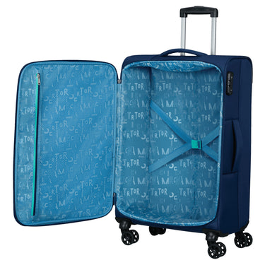American Tourister Sea Seeker - 4 - Rollen - Trolley 68 cm (blau) - Markenkoffer