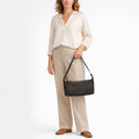 Les Visionnaires Marie Baguette Weave Silky - Schultertasche 38.5 cm (cafe) - Ansicht 7